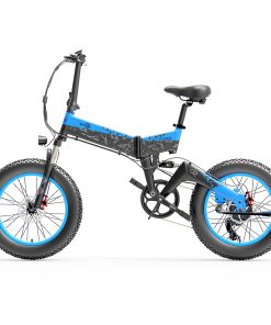 BEZIOR XF200 Folding Electric Bike 48V 15Ah Battery 1000W Motor 20x4.0 Inch Fat Tire Aluminum Alloy Frame Shimano 7-speed Shift Max Speed 40km/h 130KM Power-assisted Mileage Range LCD Display IP54 Waterproof - Black Blue 5 BEZIOR XF200 Folding Electric Bike 48V 15Ah Battery 1000W Motor 20x4.0 Inch Fat Tire Aluminum Alloy Frame Shimano 7-speed Shift Max Speed 40km/h 130KM Power-assisted Mileage Range LCD Display IP54 Waterproof - Black Blue -rockbros-shop bezior xf200 folding electric bike 20 inch 15ah 1000w motor black blue fbb0d6 1645002119328