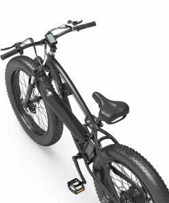 GOGOBEST GF600 Electric Bike 48V 13Ah Battery 1000W Motor 26x4.0 Inch Fat Tire Aluminum Alloy Frame Shimano 7-speed Shift Max Speed 40km/h 110KM Power-assisted Mileage Range LCD Display IP54 Waterproof - Black Grey -rockbros-shop bezior xf200 folding electric bike 20x4 0 inch 15ah 1000w black yellow 1631788515543 1