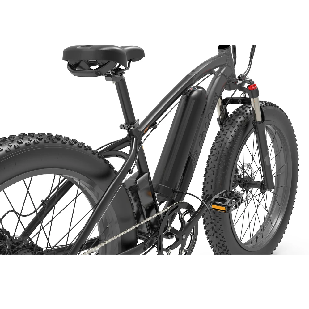 GOGOBEST GF600 Electric Bike 48V 13Ah Battery 1000W Motor 26x4.0 Inch Fat Tire Aluminum Alloy Frame Shimano 7-speed Shift Max Speed 40km/h 110KM Power-assisted Mileage Range LCD Display IP54 Waterproof - Black Green 8 GOGOBEST GF600 Electric Bike 48V 13Ah Battery 1000W Motor 26x4.0 Inch Fat Tire Aluminum Alloy Frame Shimano 7-speed Shift Max Speed 40km/h 110KM Power-assisted Mileage Range LCD Display IP54 Waterproof - Black Green - Image 6