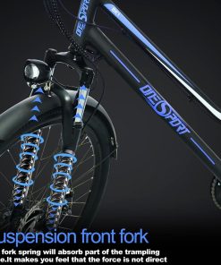 ONESPORT BK1 Electric Bike 26 Inch Tires 36V 350W Motor 10Ah Battery 25Km/h Max Speed Shimano 7 Speed Gear Front Suspension And Dual Disc Brakes 120KG Max Load - Black 4 ONESPORT BK1 Electric Bike 26 Inch Tires 36V 350W Motor 10Ah Battery 25Km/h Max Speed Shimano 7 Speed Gear Front Suspension And Dual Disc Brakes 120KG Max Load - Black -rockbros-shop bk1 electric bike 36v 350w motor 10ah battery black 39ca7a 1666340900059