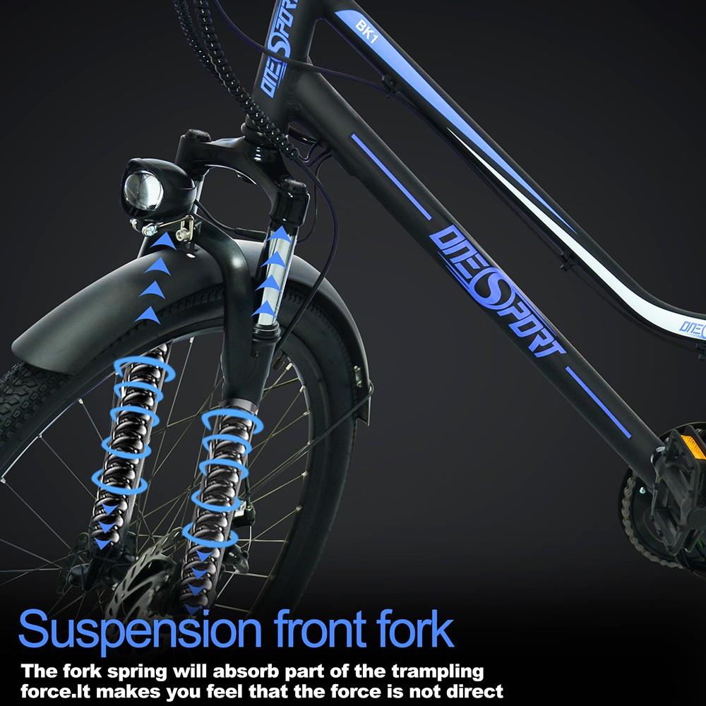 ONESPORT BK1 Electric Bike 26 Inch Tires 36V 350W Motor 10Ah Battery 25Km/h Max Speed Shimano 7 Speed Gear Front Suspension and Dual Disc Brakes 120KG Max Load - Black ONESPORT BK1 Electric Bike 26 Inch Tires 36V 350W Motor 10Ah Battery 25Km/h Max Speed Shimano 7 Speed Gear Front Suspension And Dual Disc Brakes 120KG Max Load - Black -rockbros-shop bk1 electric bike 36v 350w motor 10ah battery black 39ca7a 1666340900059