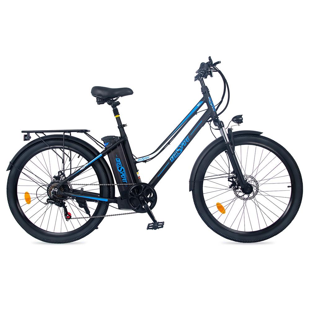 ONESPORT BK1 Electric Bike 26 Inch Tires 36V 350W Motor 10Ah Battery 25Km/h Max Speed Shimano 7 Speed Gear Front Suspension and Dual Disc Brakes 120KG Max Load - Black ONESPORT BK1 Electric Bike 26 Inch Tires 36V 350W Motor 10Ah Battery 25Km/h Max Speed Shimano 7 Speed Gear Front Suspension And Dual Disc Brakes 120KG Max Load - Black -rockbros-shop bk1 electric bike 36v 350w motor 10ah battery black ac3985 1666340900058