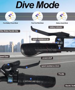 ONESPORT BK1 Electric Bike 26 Inch Tires 36V 350W Motor 10Ah Battery 25Km/h Max Speed Shimano 7 Speed Gear Front Suspension And Dual Disc Brakes 120KG Max Load - Black 6 ONESPORT BK1 Electric Bike 26 Inch Tires 36V 350W Motor 10Ah Battery 25Km/h Max Speed Shimano 7 Speed Gear Front Suspension And Dual Disc Brakes 120KG Max Load - Black -rockbros-shop bk1 electric bike 36v 350w motor 10ah battery black be0437 1666340900139