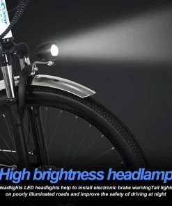 ONESPORT BK1 Electric Bike 26 Inch Tires 36V 350W Motor 10Ah Battery 25Km/h Max Speed Shimano 7 Speed Gear Front Suspension And Dual Disc Brakes 120KG Max Load - White 10 ONESPORT BK1 Electric Bike 26 Inch Tires 36V 350W Motor 10Ah Battery 25Km/h Max Speed Shimano 7 Speed Gear Front Suspension And Dual Disc Brakes 120KG Max Load - White -rockbros-shop bk1 electric bike 36v 350w motor 10ah battery white f04856 1666341080745