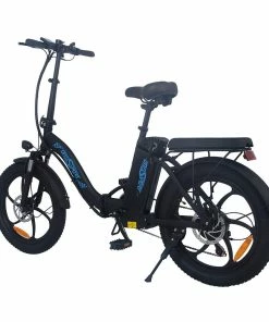 ONESPORT BK6 Electric Bike 48V 350W Motor 10Ah Battery Shimano 7 Speed Gear Front Suspension And Dual Disc Brakes - Black -rockbros-shop bk6 electric bike 48v 350w motor 10ah battery black 2eb48b 1666340582344