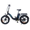 ONESPORT BK6 Electric Bike 48V 350W Motor 10Ah Battery Shimano 7 Speed Gear Front Suspension And Dual Disc Brakes - Black