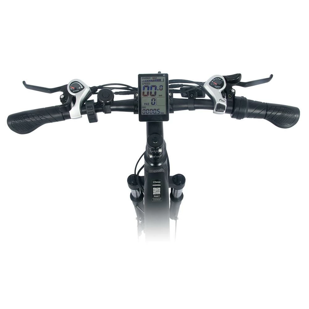 ONESPORT BK7 Electric Bike 48V 350W Motor 10Ah Battery Shimano 21 Speed Gear Front Suspension And Dual Disc Brakes - Black 8 ONESPORT BK7 Electric Bike 48V 350W Motor 10Ah Battery Shimano 21 Speed Gear Front Suspension And Dual Disc Brakes - Black - Image 6