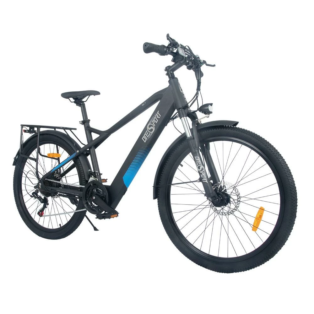 ONESPORT BK7 Electric Bike 48V 350W Motor 10Ah Battery Shimano 21 Speed Gear Front Suspension And Dual Disc Brakes - Black 6 ONESPORT BK7 Electric Bike 48V 350W Motor 10Ah Battery Shimano 21 Speed Gear Front Suspension And Dual Disc Brakes - Black - Image 4