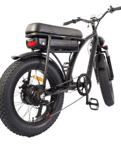 BEZIOR XF001 Retro Electric Bike 20*4.0 Inch Fat Tires 1000W Motor 12.5Ah 48V Battery 45Km/h Max Speed 120kg Max Load Shimano 7-Speed Dual Mechanical Disc Brakes Front & Rear Suspension Fork LCD Display - Black 6 BEZIOR XF001 Retro Electric Bike 20*4.0 Inch Fat Tires 1000W Motor 12.5Ah 48V Battery 45Km/h Max Speed 120kg Max Load Shimano 7-Speed Dual Mechanical Disc Brakes Front & Rear Suspension Fork LCD Display - Black -rockbros-shop c2cd1dec90ec47148dfd8c1669e3c447 519236 3