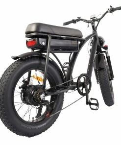 BEZIOR XF001 Retro Electric Bike 20*4.0 Inch Fat Tires 1000W Motor 12.5Ah 48V Battery 45Km/h Max Speed 120kg Max Load Shimano 7-Speed Dual Mechanical Disc Brakes Front & Rear Suspension Fork LCD Display - Black 12 BEZIOR XF001 Retro Electric Bike 20*4.0 Inch Fat Tires 1000W Motor 12.5Ah 48V Battery 45Km/h Max Speed 120kg Max Load Shimano 7-Speed Dual Mechanical Disc Brakes Front & Rear Suspension Fork LCD Display - Black -rockbros-shop c2cd1dec90ec47148dfd8c1669e3c447 519236 3