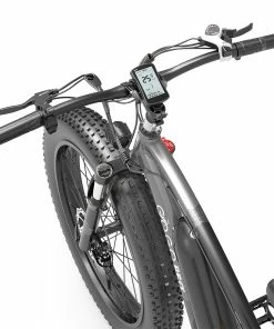 GOGOBEST GF600 Electric Bike 48V 13Ah Battery 1000W Motor 26x4.0 Inch Fat Tire Max Speed 40Km/h 110KM Power-assisted Mileage Range LCD Display IP54 Waterproof Aluminum Alloy Frame Shimano 7-speed Shift - Black Grey -rockbros-shop ce526df547cf4d9a992ad3dc8ed56345 519226 4