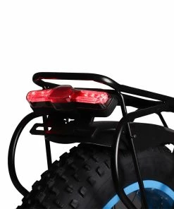 CYSUM M900 Fat Tire Electric Bike 26*4.0 Inch Chaoyang Fat Tire 48V 1000W Brushless Gear Motor 40Km/h Max Speed 17Ah Removable Battery For 50-70 Range - Black-Blue -rockbros-shop cysum m900 fat tire electric bike 48v 1000w motor black blue 644a2a 1660730697895