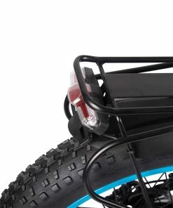 CYSUM M900 Fat Tire Electric Bike 26*4.0 Inch Chaoyang Fat Tire 48V 1000W Brushless Gear Motor 40Km/h Max Speed 17Ah Removable Battery For 50-70 Range - Black-Blue -rockbros-shop cysum m900 fat tire electric bike 48v 1000w motor black blue cff430 1660730697832