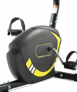 Merax Indoor Ergonomic Exercise Bike Seat Adjustment 8-level Resistance Adjustment LCD Display Maximum Load 120kg - Yellow -rockbros-shop d23a88921d1f4454aa790de9d58b3d13 475036 2