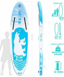 FunWater Polar Bear 320*83*15 Inch Inflatable Stand Up Paddling Board Adjustable Maximum Load 150kg 11 FunWater Polar Bear 320*83*15 Inch Inflatable Stand Up Paddling Board Adjustable Maximum Load 150kg -rockbros-shop d5c808c7af834d8f8e04859e401a391e 500280 3