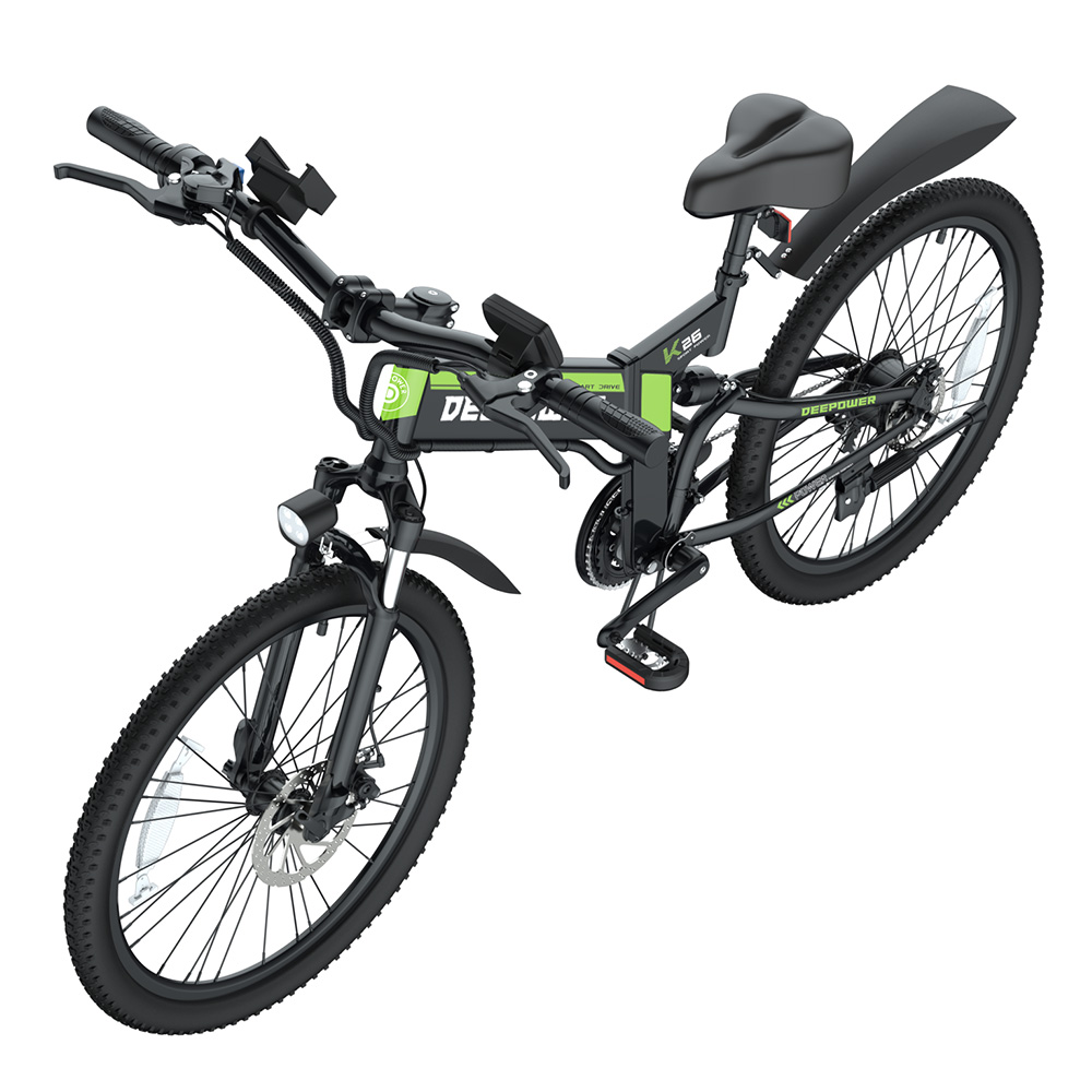 DEEPOWER K26 Electric Folding Bike 26 Inch Tire 48V 500W Motor 12.8Ah Battery 35Km/h Max Speed Shimano 21 Speed Gear 150kg Load DEEPOWER K26 Electric Folding Bike 26 Inch Tire 48V 500W Motor 12.8Ah Battery 35Km/h Max Speed Shimano 21 Speed Gear 150kg Load -rockbros-shop deepower k26 electric bike 26 inch 48v 500w motor 12 8ah 35km h speed 64e994 1675223545214