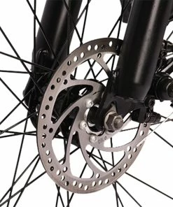 KAISDA K1 26 Inch Folding Electric Moped Folding Bike Mountain Bicycle 500W Motor SHIMANO 7-Speeds Derailleur LCD Display 10.4Ah Battery Max Speed 25km/h Aluminum Alloy Frame - Black -rockbros-shop docrooup ds2 off road electric folding bike black 1628847798945