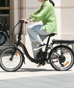 FAFREES 20F054 250W Electric Bike 20 Inch Folding Frame 7-Speed Gears With Removable 10AH Battery LED Light - Black -rockbros-shop dohiker 20f054 250w electric bike 1605683650043