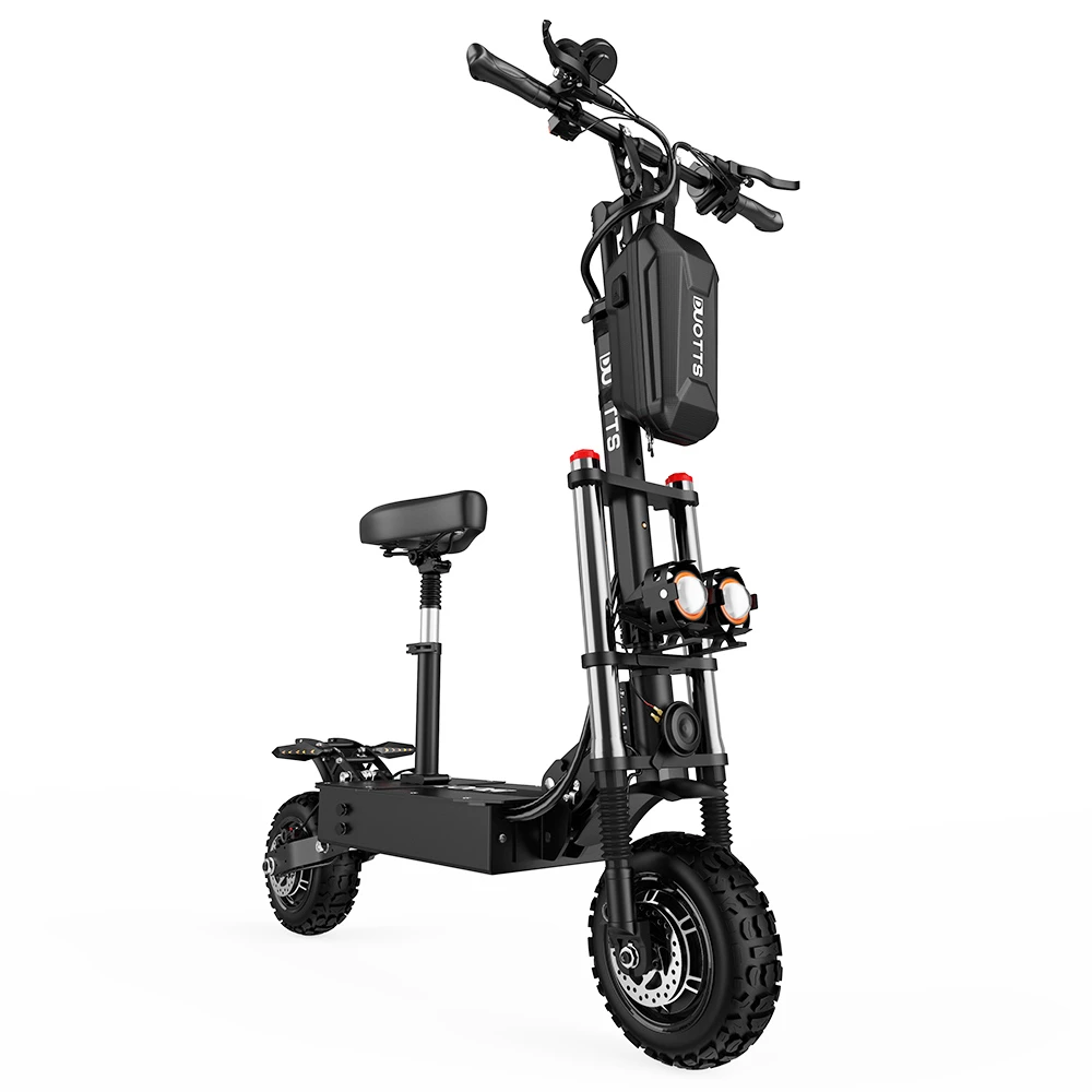 DUOTTS D88 Electric Scooter 11 Inch Off-Road Tires 2800W*2 Dual Motor 85Km/h Max Speed 60V 38Ah Battery For 100KM Range 150KG Load Double Absorbers With Seat 3 DUOTTS D88 Electric Scooter 11 Inch Off-Road Tires 2800W*2 Dual Motor 85Km/h Max Speed 60V 38Ah Battery For 100KM Range 150KG Load Double Absorbers With Seat