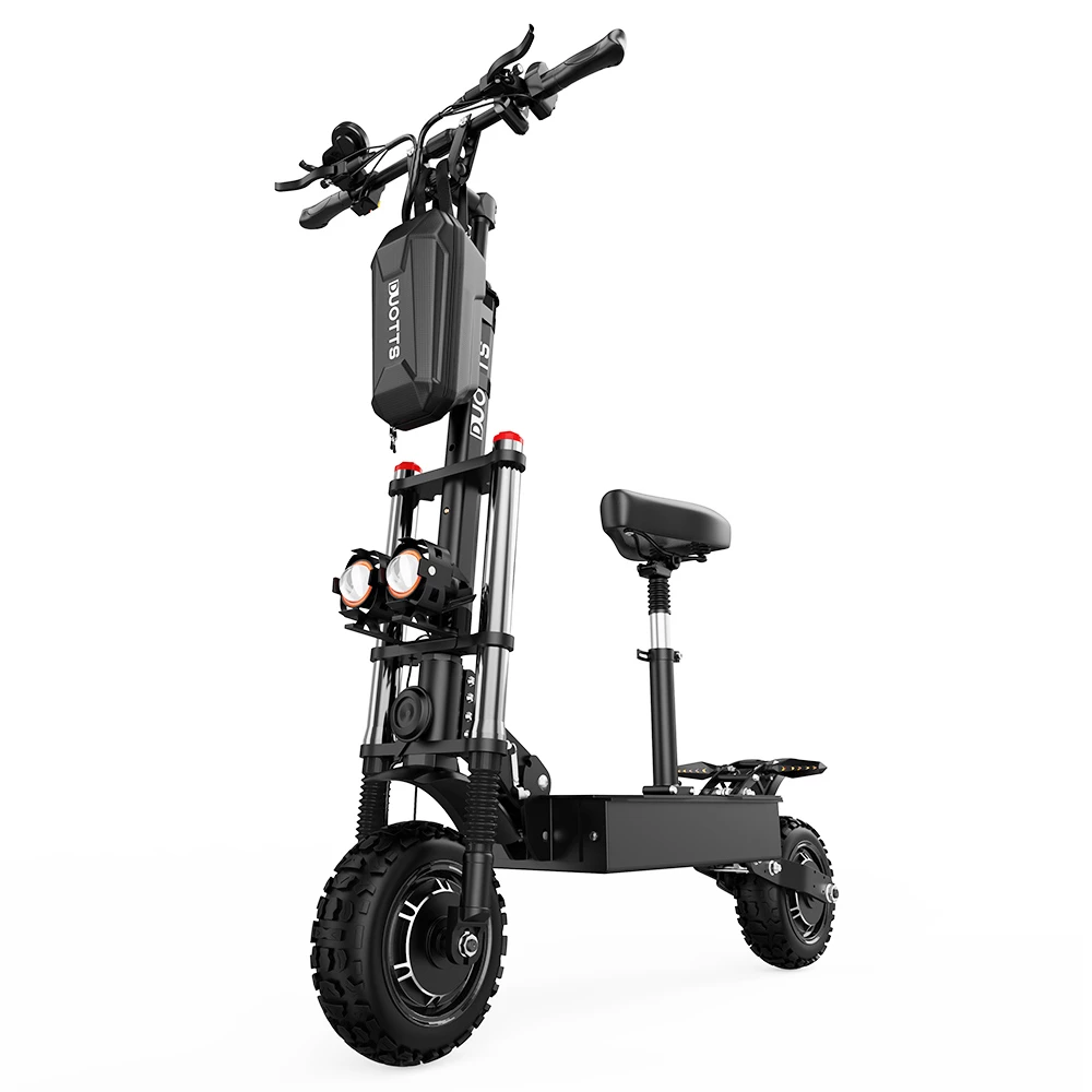 DUOTTS D88 Electric Scooter 11 Inch Off-Road Tires 2800W*2 Dual Motor 85Km/h Max Speed 60V 38Ah Battery For 100KM Range 150KG Load Double Absorbers With Seat 5 DUOTTS D88 Electric Scooter 11 Inch Off-Road Tires 2800W*2 Dual Motor 85Km/h Max Speed 60V 38Ah Battery For 100KM Range 150KG Load Double Absorbers With Seat - Image 3