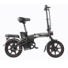 DYU A5 Standard Folding Moped Electric Bike 14inch 25km/h Speed 40km Mileage Range Removable 7.5Ah Battery 350W Double Brake System Max Load 150kg - Black -rockbros-shop dyu a1f folding moped electric bike 16inch 250w black 1627115564262
