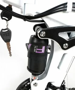 Samebike LO26-II Portable Folding Smart Electric Moped Bike 500W Motor Max 35km/h 26 Inch Tire - White -rockbros-shop ec2d7851a4104e129557bd21c1562de1 516990 5