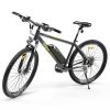 ELEGLIDE M1 PLUS Electric Mountain Bike 27.5 Inch Tires 250W Brushless Motor 36V 12.5Ah Battery 25Km/h Speed SHIMANO 21 Speeds Shifter IPX4 Waterproof Electric-Assist Up To 100KM Max Range Aluminum Alloy Frame Dual Disk Brake Upgraded Version - Black