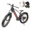 ELEGLIDE Tankroll Electric Mountain Bike 26*4.0 Inch Fat Tires Max Instant Power 740W Motor 25Km/h Speed 48V 10Ah Battery Shimano 7-Speed Gear 70KM Top Range Dual Disc Brake 57N.m Max Torque Powerful Motor Moped Fat Bike -rockbros-shop eleglide tankroll electric bike 26 inch 48v 10ah 740w 25km h speed 712dab 1672732653920