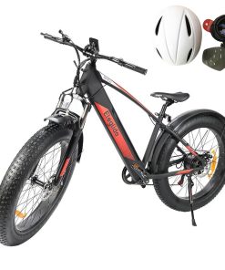 ELEGLIDE Tankroll Electric Mountain Bike 26*4.0 Inch Fat Tires Max Instant Power 740W Motor 25Km/h Speed 48V 10Ah Battery Shimano 7-Speed Gear 70KM Top Range Dual Disc Brake 57N.m Max Torque Powerful Motor Moped Fat Bike