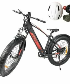 ELEGLIDE Tankroll Electric Mountain Bike 26*4.0 Inch Fat Tires Max Instant Power 740W Motor 25Km/h Speed 48V 10Ah Battery Shimano 7-Speed Gear 70KM Top Range Dual Disc Brake 57N.m Max Torque Powerful Motor Moped Fat Bike