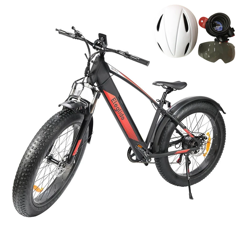 ELEGLIDE Tankroll Electric Mountain Bike 26*4.0 Inch Fat Tires Max Instant Power 740W Motor 25Km/h Speed 48V 10Ah Battery Shimano 7-Speed Gear 70KM Top Range Dual Disc Brake 57N.m Max Torque Powerful Motor Moped Fat Bike 3 ELEGLIDE Tankroll Electric Mountain Bike 26*4.0 Inch Fat Tires Max Instant Power 740W Motor 25Km/h Speed 48V 10Ah Battery Shimano 7-Speed Gear 70KM Top Range Dual Disc Brake 57N.m Max Torque Powerful Motor Moped Fat Bike