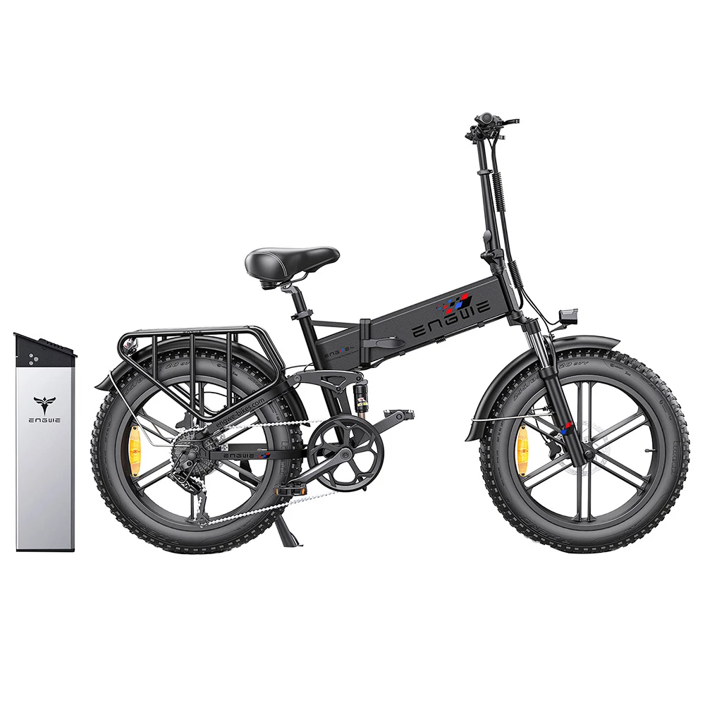 ENGWE ENGINE Pro Folding Electric Bicycle 20*4'' Fat Tire 750W Brushless Motor 48V 16Ah Battery 45km/h Max Speed - Black 5 ENGWE ENGINE Pro Folding Electric Bicycle 20*4'' Fat Tire 750W Brushless Motor 48V 16Ah Battery 45km/h Max Speed - Black - Image 3