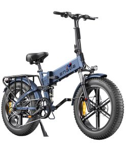 ENGWE ENGINE Pro Folding Electric Bicycle 20*4'' Fat Tire 750W Brushless Motor 48V 16Ah Battery 45km/h Max Speed - Blue