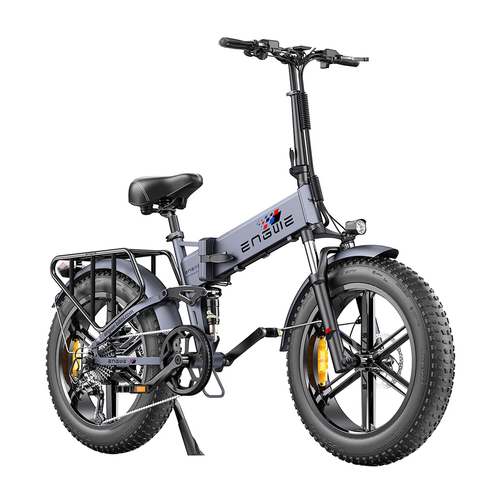 ENGWE ENGINE Pro Folding Electric Bicycle 20*4'' Fat Tire 750W Brushless Motor 48V 16Ah Battery 45km/h Max Speed - Grey 3 ENGWE ENGINE Pro Folding Electric Bicycle 20*4'' Fat Tire 750W Brushless Motor 48V 16Ah Battery 45km/h Max Speed - Grey