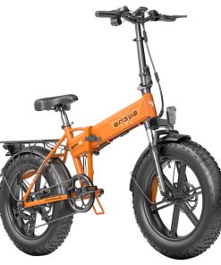 2PCS ENGWE EP-2 Pro Electric Bicycle 20 *4.0 Inch Fat Tires 750W Motor 48V 13Ah Battery 35Km/h Max Speed 100KM Range SHIMANO 7 Speed Gears 150KG Max Load Mountain Beach Snow Bicycle Dual Disc Brake Folding Bike - Orange -rockbros-shop engwe ep 2 pro folding electric moped bicycle 750w motor orange 28070f 1652694030880 1