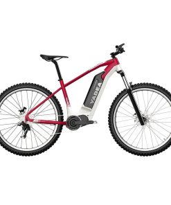 Yadea YS500 27.5 Inch Touring Electric Bike 350W Fusion Mid Drive Motor Shimano BL-MT200 Brake 13Ah LG Cell Battery LCD Display 25KM/H Up To 80-100Km - Red
