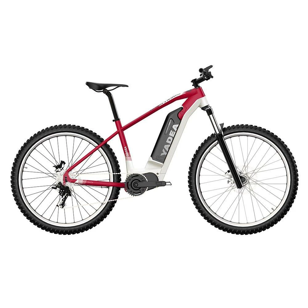 Yadea YS500 27.5 Inch Touring Electric Bike 350W Fusion Mid Drive Motor Shimano BL-MT200 Brake 13Ah LG Cell Battery LCD Display 25KM/H Up To 80-100Km - Red 3 Yadea YS500 27.5 Inch Touring Electric Bike 350W Fusion Mid Drive Motor Shimano BL-MT200 Brake 13Ah LG Cell Battery LCD Display 25KM/H Up To 80-100Km - Red