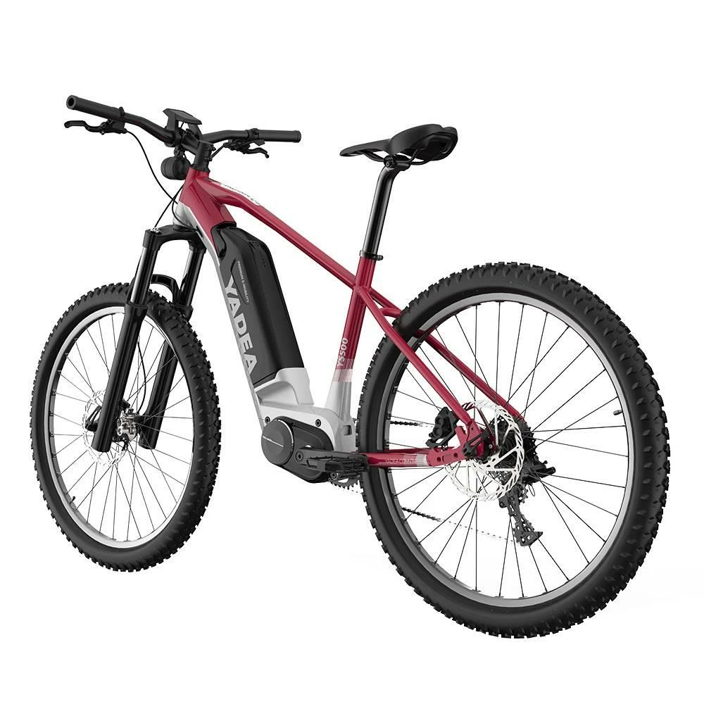Yadea YS500 27.5 Inch Touring Electric Bike 350W Fusion Mid Drive Motor Shimano BL-MT200 Brake 13Ah LG Cell Battery LCD Display 25KM/H Up To 80-100Km - Red 6 Yadea YS500 27.5 Inch Touring Electric Bike 350W Fusion Mid Drive Motor Shimano BL-MT200 Brake 13Ah LG Cell Battery LCD Display 25KM/H Up To 80-100Km - Red - Image 4