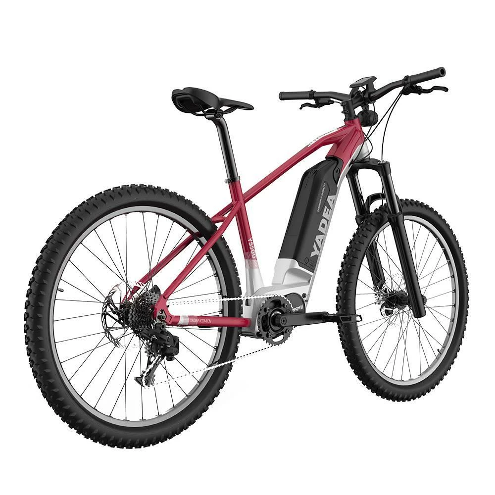 Yadea YS500 27.5 Inch Touring Electric Bike 350W Fusion Mid Drive Motor Shimano BL-MT200 Brake 13Ah LG Cell Battery LCD Display 25KM/H Up To 80-100Km - Red 7 Yadea YS500 27.5 Inch Touring Electric Bike 350W Fusion Mid Drive Motor Shimano BL-MT200 Brake 13Ah LG Cell Battery LCD Display 25KM/H Up To 80-100Km - Red - Image 5