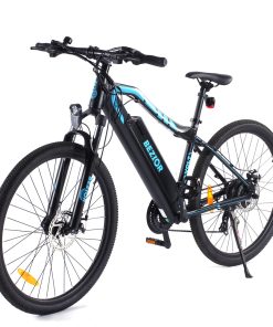 BEZIOR M1 Electric Bike 48V 12.5Ah Battery 250W Brushless Motor 27.5 Inch Tire Aluminum Alloy Frame Shimano 7-speed Shift Max Speed 25km/h 80KM Power-assisted Mileage Range 5 Inch Smart LCD Meter IP54 Waterproof - Black Blue -rockbros-shop ezior x500 pro 26 inch folding electric bike 10 4ah 500w black yellow 1621930809528