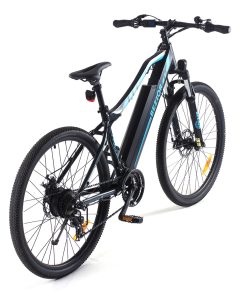 BEZIOR M1 Electric Bike 48V 12.5Ah Battery 250W Brushless Motor 27.5 Inch Tire Aluminum Alloy Frame Shimano 7-speed Shift Max Speed 25km/h 80KM Power-assisted Mileage Range 5 Inch Smart LCD Meter IP54 Waterproof - Black Blue -rockbros-shop ezior x500 pro 26 inch folding electric bike 10 4ah 500w black yellow 1621930809559
