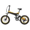 BEZIOR XF200 Off-road Electric Bike All Terrain Electric Bicycle 20x4'' Fat Tire 48V 1000W Motor 40km/h Max Speed 15Ah Battery Shimano 7-speed Shifting System - Black Yellow 2 BEZIOR XF200 Off-road Electric Bike All Terrain Electric Bicycle 20x4'' Fat Tire 48V 1000W Motor 40km/h Max Speed 15Ah Battery Shimano 7-speed Shifting System - Black Yellow -rockbros-shop f18fe1befd5242ad8436f34a36ca9b29 519200 0