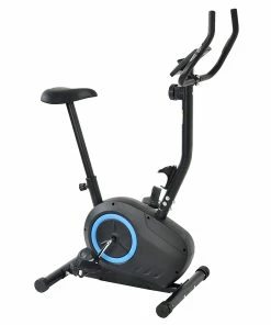 Merax Indoor Ergonomic Exercise Bike Resistance And Height Adjustment LCD Display With Cup Holders Maximum Load 120kg - Blue -rockbros-shop f2938e49dd8a47a9b4d0ce977576fa88 475034 3
