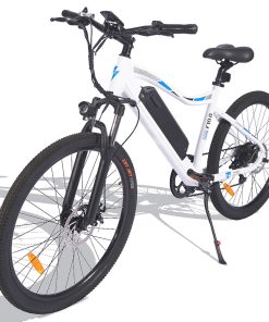 FAFREES F100 26 Inch Electric Bike Max Speed 33Km/h Mountain Ebike 250W Motor 48V 11.6Ah Removable Battery Recharge System Shimano 7 Speed Gears LED Display Aluminum Frame - White -rockbros-shop fafrees f100 26 inch electric mountain bike 350w motor 11 6ah white 811cbf 1656470868749