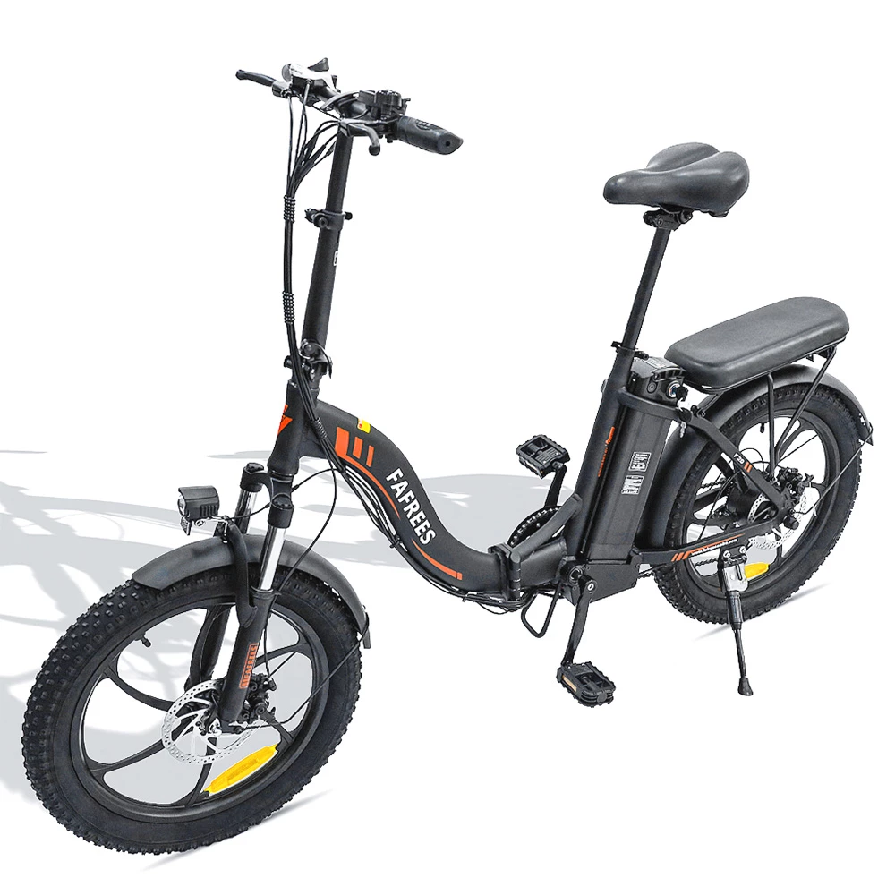 FAFREES F20 Electric Bike 20 Inch Folding Frame E-bike 7-Speed Gears With Removable 15AH Lithium Battery - Black 5 FAFREES F20 Electric Bike 20 Inch Folding Frame E-bike 7-Speed Gears With Removable 15AH Lithium Battery - Black - Image 3