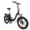 FAFREES F20 Electric Bike 20 Inch Folding Frame E-bike 7-Speed Gears With Removable 15AH Lithium Battery - Black -rockbros-shop fafrees f20 electric bike 20 inch folding frame e bike black 4e8f66 1660101612457