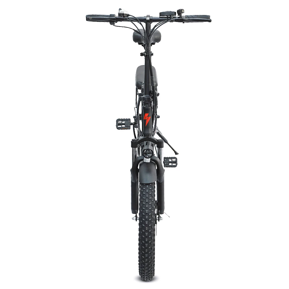 FAFREES F20 Electric Bike 20 Inch Folding Frame E-bike 7-Speed Gears With Removable 15AH Lithium Battery - Black 6 FAFREES F20 Electric Bike 20 Inch Folding Frame E-bike 7-Speed Gears With Removable 15AH Lithium Battery - Black - Image 4
