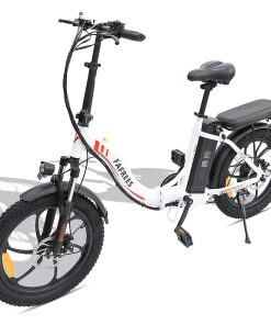 FAFREES F20 Electric Bike 20 Inch Folding Frame E-bike 7-Speed Gears With Removable 15AH Lithium Battery - White 4 FAFREES F20 Electric Bike 20 Inch Folding Frame E-bike 7-Speed Gears With Removable 15AH Lithium Battery - White -rockbros-shop fafrees f20 electric bike 20 inch folding frame e bike white 5e143a 1660101702995