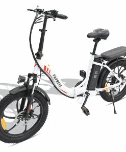 FAFREES F20 Electric Bike 20 Inch Folding Frame E-bike 7-Speed Gears With Removable 15AH Lithium Battery - White -rockbros-shop fafrees f20 electric bike 20 inch folding frame e bike white 5e143a 1660101702995