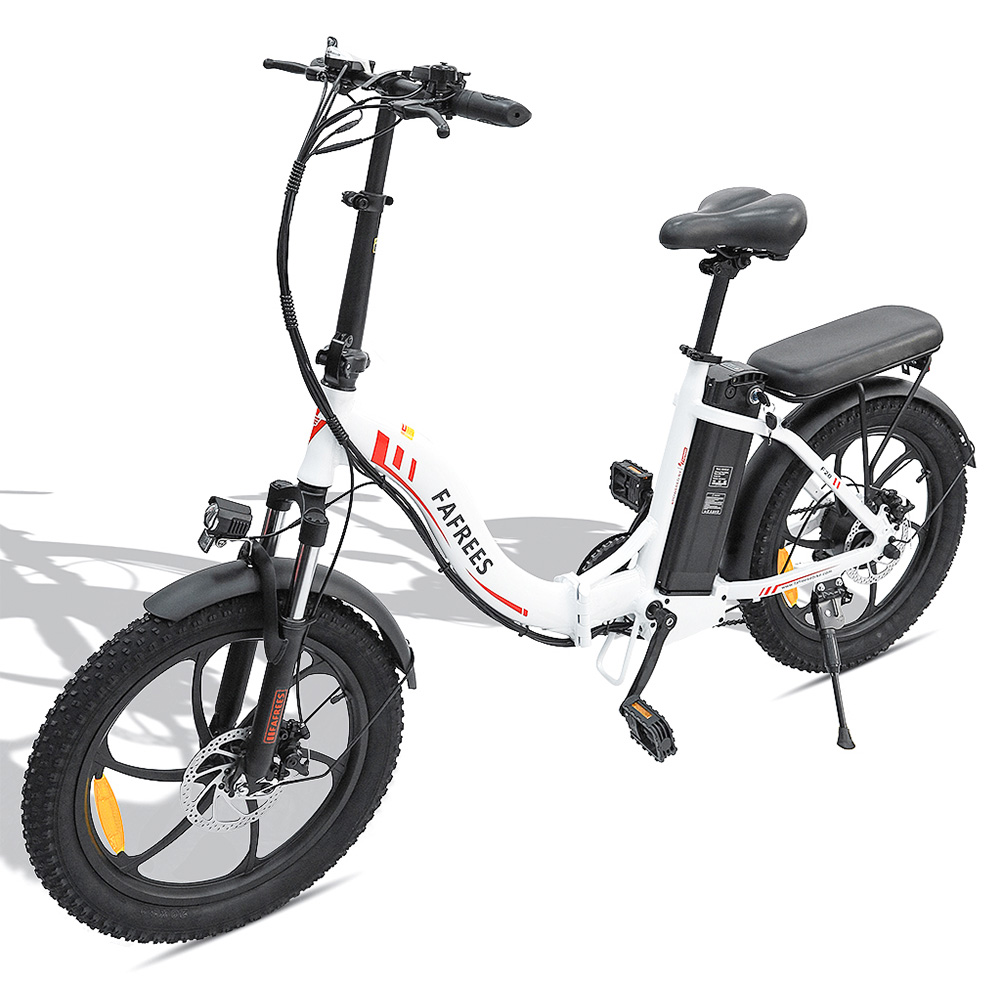 FAFREES F20 Electric Bike 20 Inch Folding Frame E-bike 7-Speed Gears With Removable 15AH Lithium Battery - White FAFREES F20 Electric Bike 20 Inch Folding Frame E-bike 7-Speed Gears With Removable 15AH Lithium Battery - White -rockbros-shop fafrees f20 electric bike 20 inch folding frame e bike white 5e143a 1660101702995